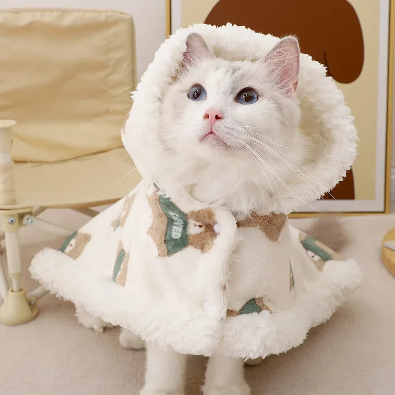 Hoodie blanket for your kitty.