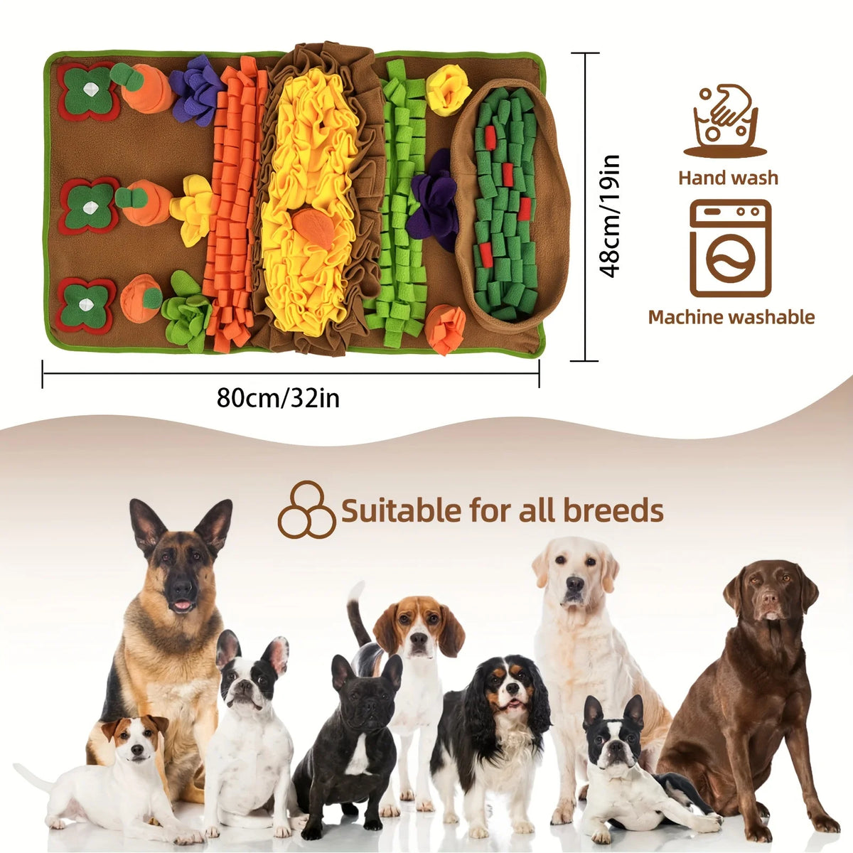 Interactive Snuffle & Sniff Mat for Dogs