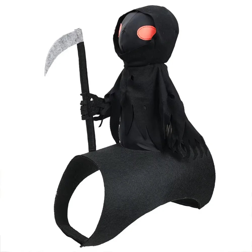 Halloween Costume for your cat.  Ruby loves how mad this cat looks!