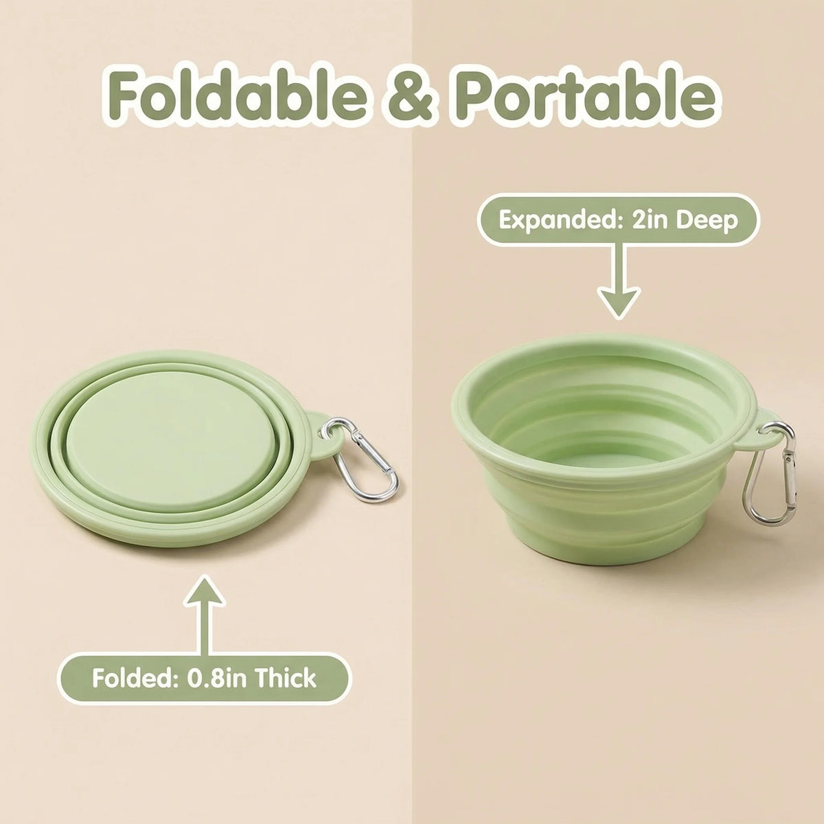 Portable Water/Food Bowl with Lid