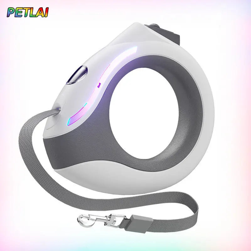 Retractable Circular Light-Up Automatic for your pup.