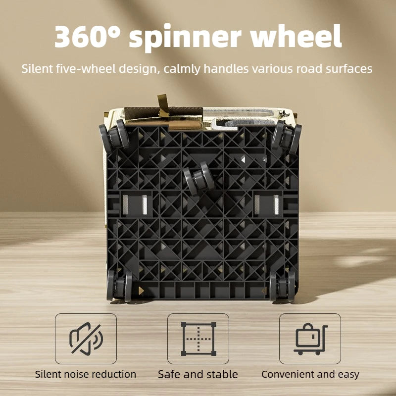 Rolling Cat Carrier with Wheels