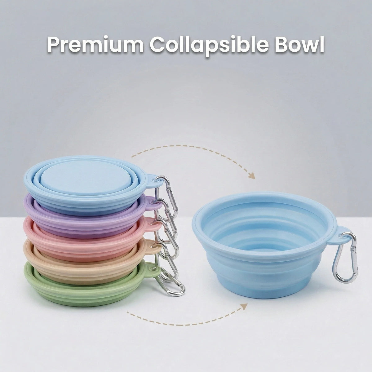 Portable Water/Food Bowl with Lid