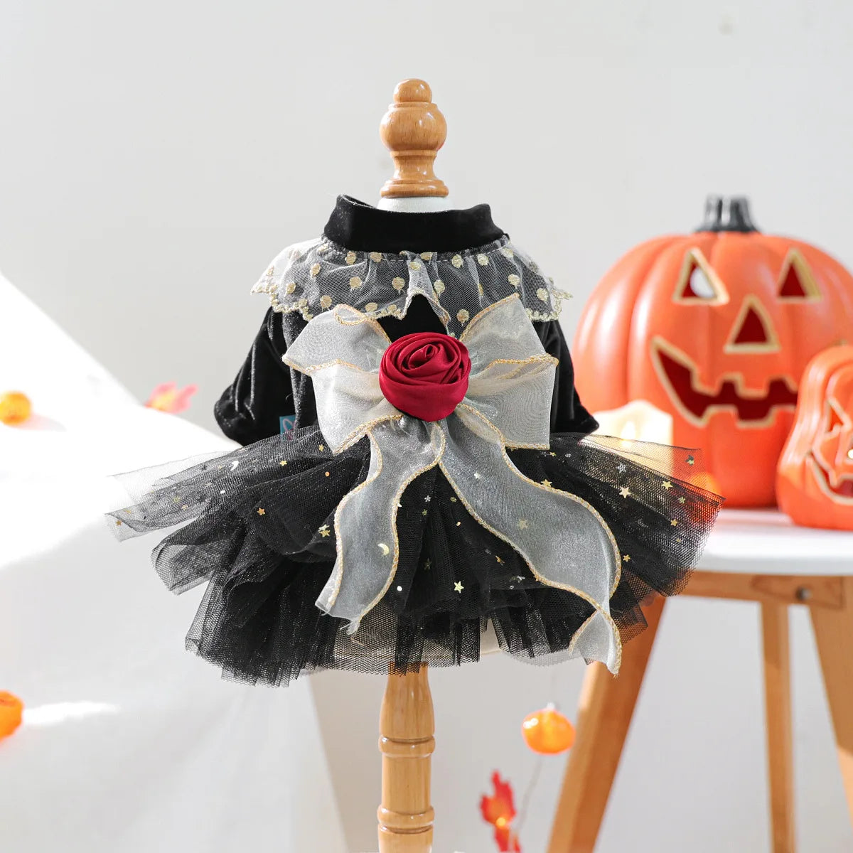 Halloween Skeleton Tutu Dress for your pup.