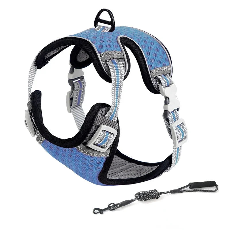 Reflective Escape Proof Cat Harness and Leash for Walking,