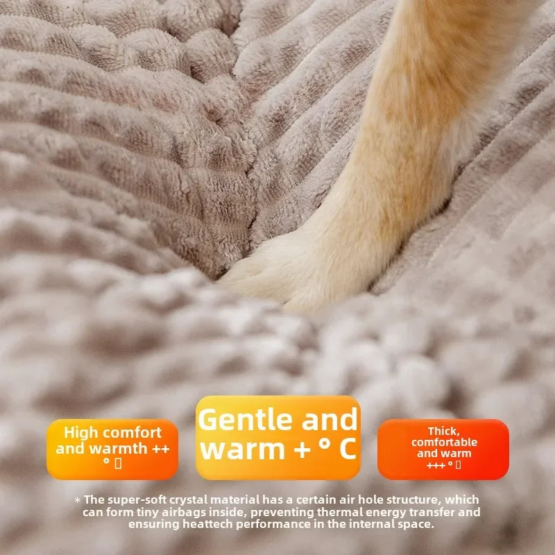 Washable Thick Plush Bed