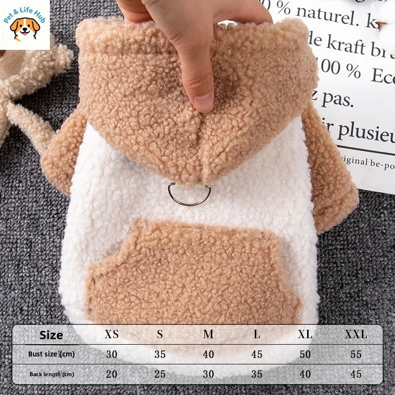 Fleece Hoodie for your pup.