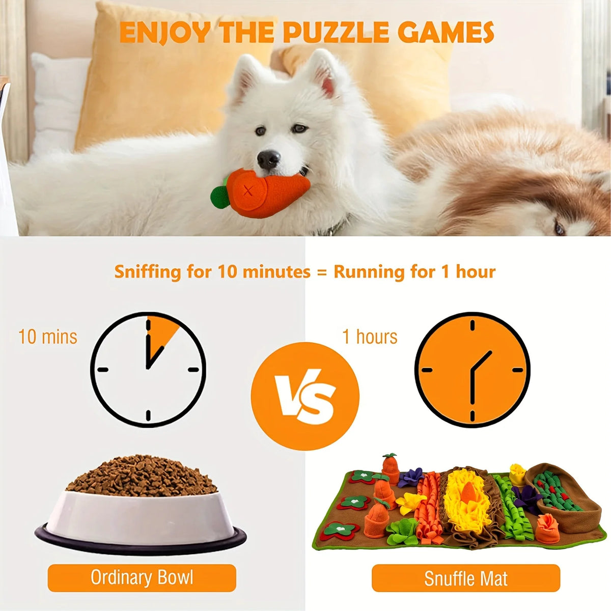 Interactive Snuffle & Sniff Mat for Dogs