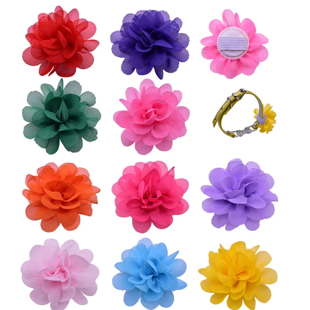 50/100 Count Slidable Collar Flower for your pup.