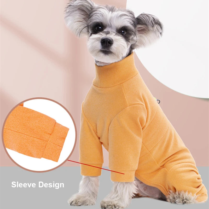 Thermal Fleece Jumpsuit for your pup.