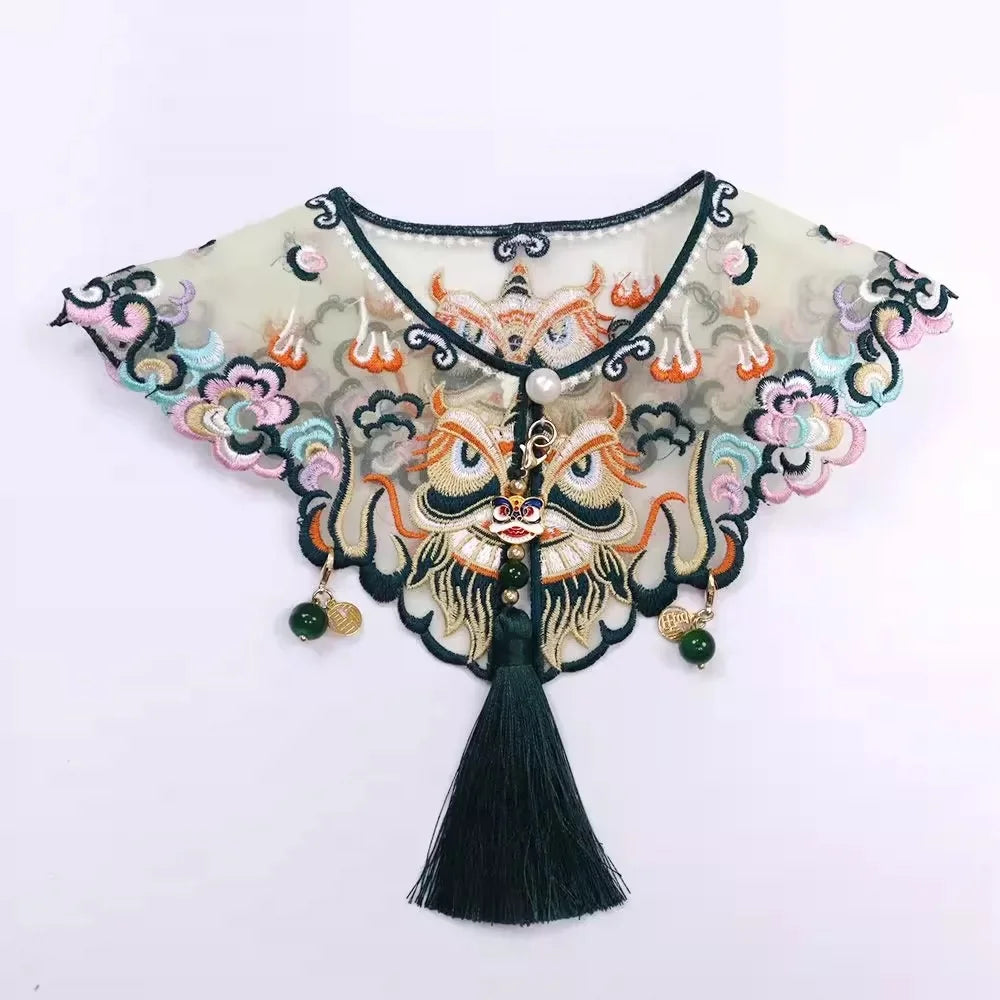 Chinese inspired scarf for your cat