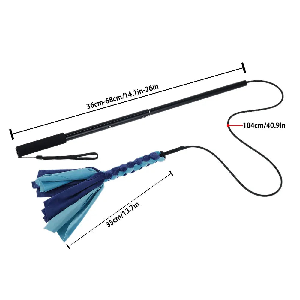 Pet Pole Stick Interactive Chasing Tail Teaser
