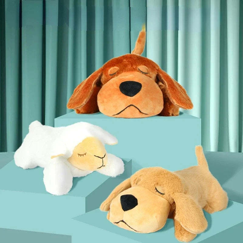 Pet Heartbeat Snuggle Anxiety Relief Sleep Aid Doll  (Our Ruby loved this doll.)