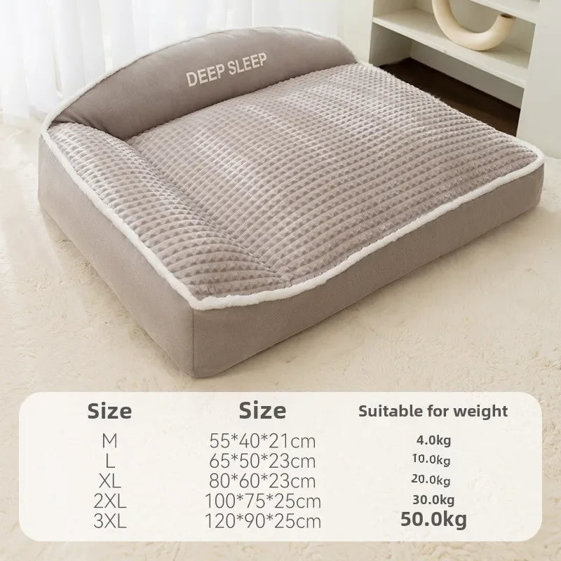 Washable Thick Plush Bed