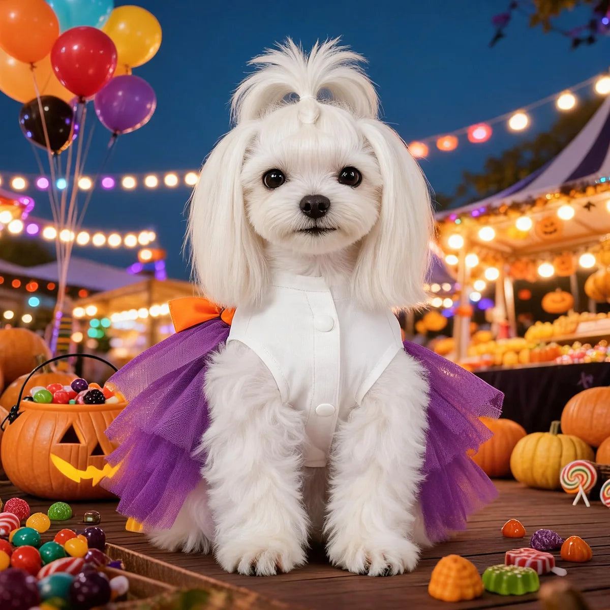 Halloween Pet Tutu Dress  “Wicked Cutie”
