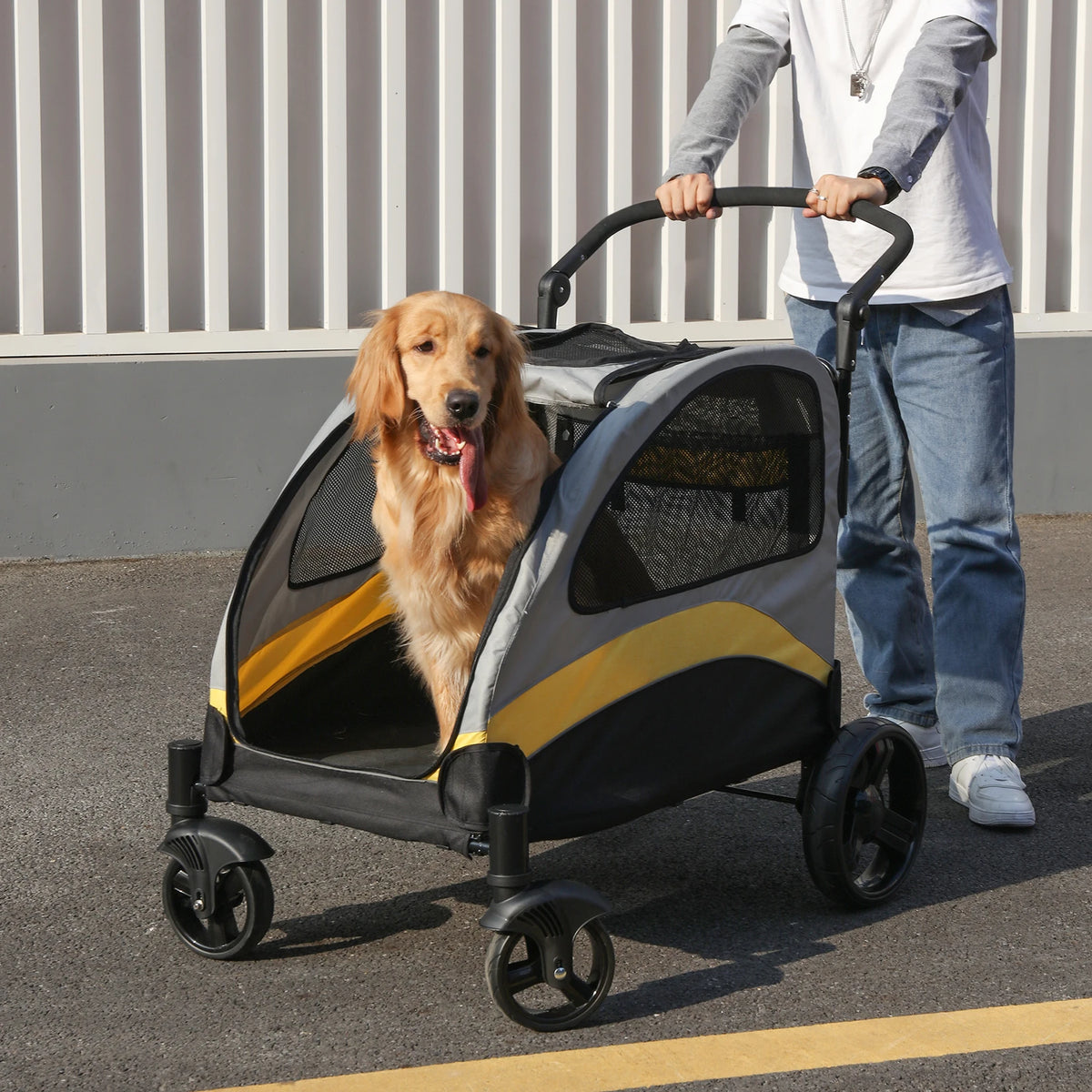 4 Wheeled Dog/Cat Stroller