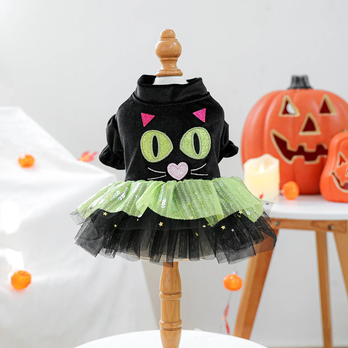 Halloween Skeleton Tutu Dress for your pup.