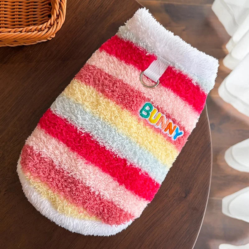 Soft Striped Hoodie for your pup.
