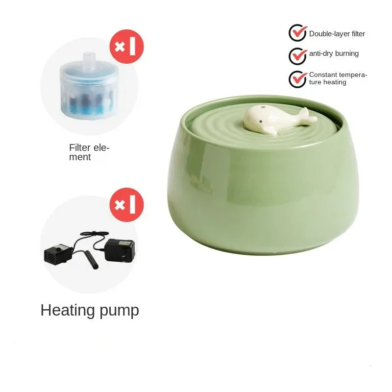 Ceramic Automatic Circulating Filter Water Dispenser