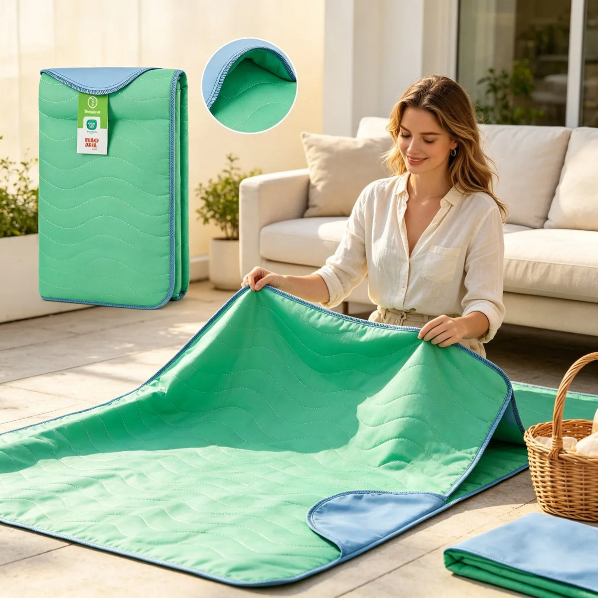 Reusable Waterproof Mat for your pup.