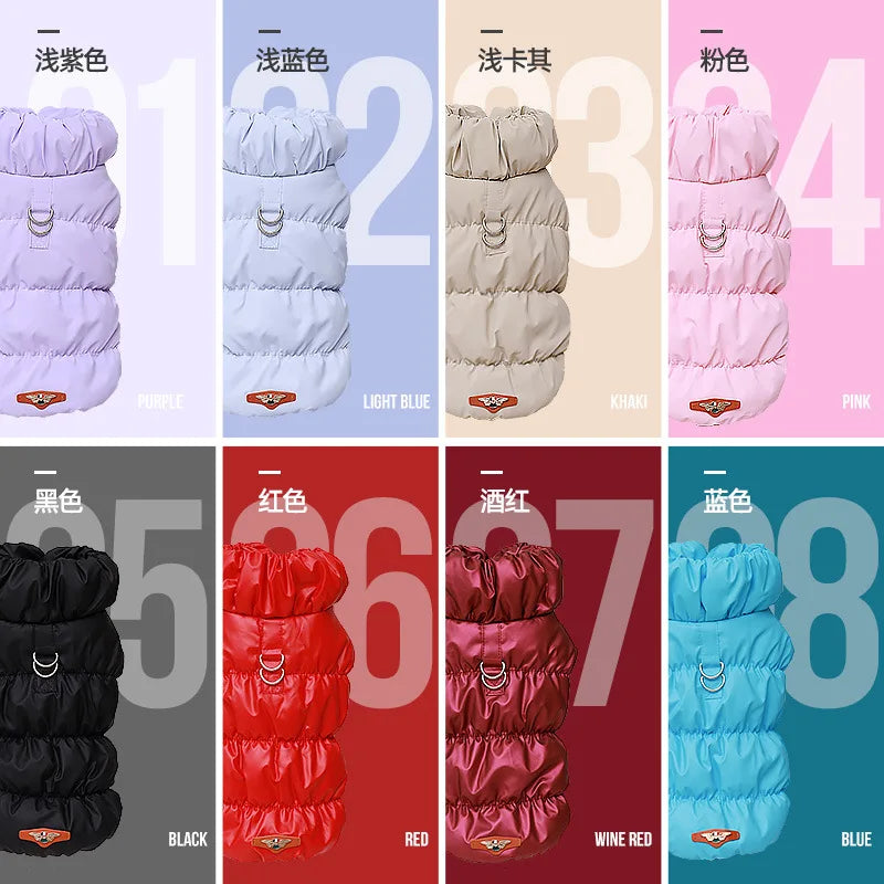 Padded Jacket to keep your pup or cat warm.