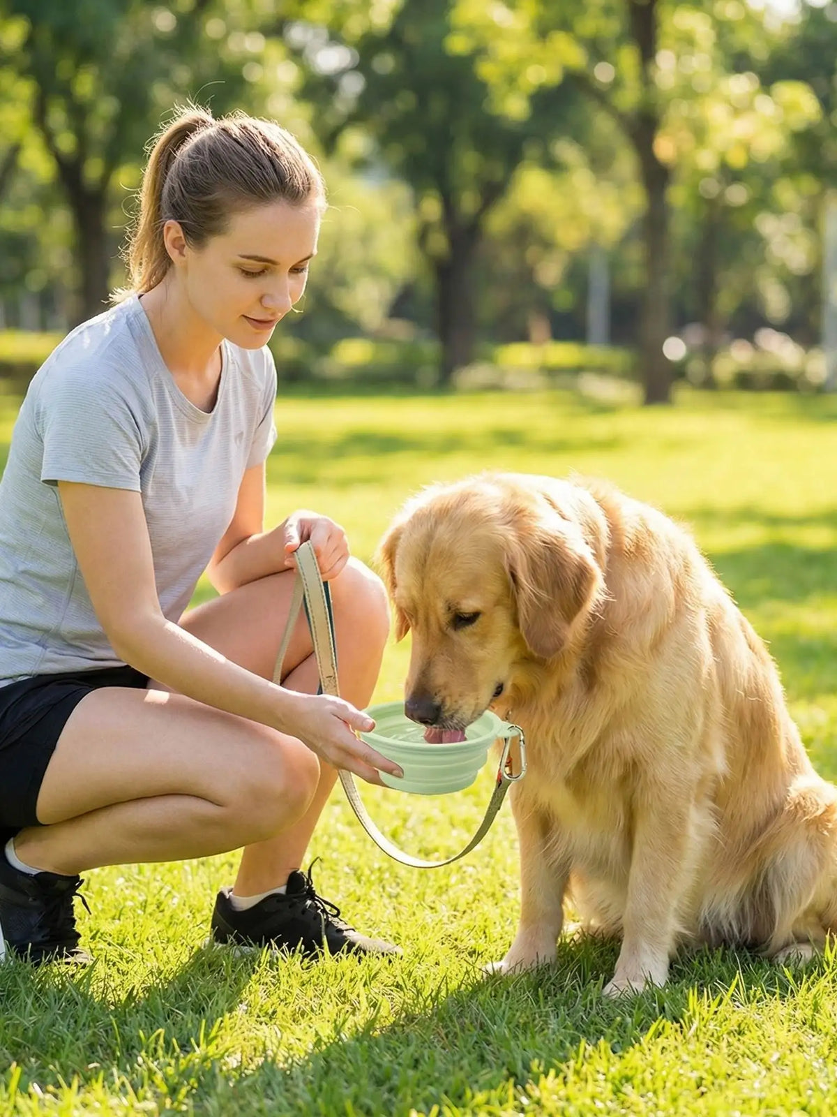 Portable Water/Food Bowl with Lid