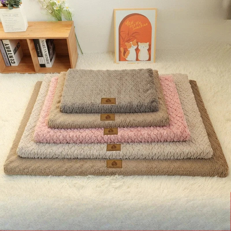 Washable Faux Fur Cover Orthopedic Waterproof Bed