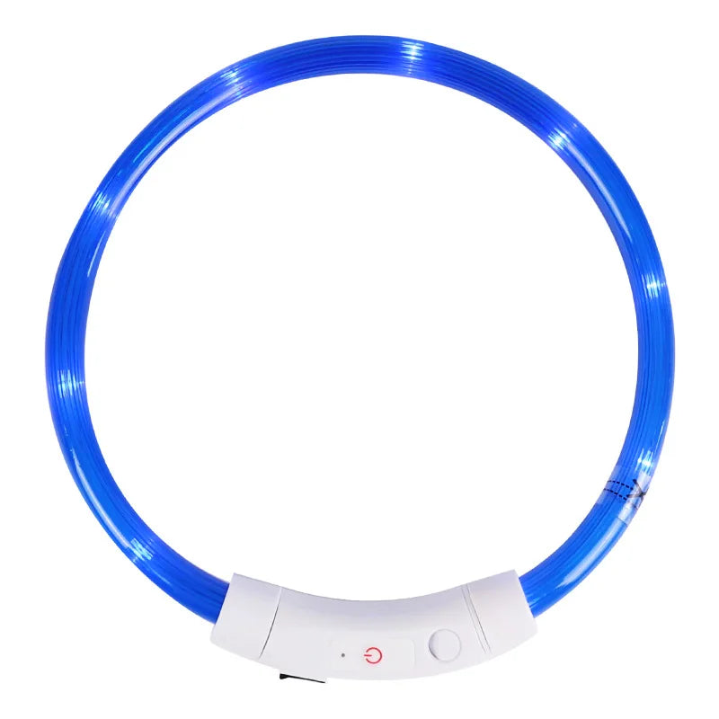 Waterproof, Rechargeable LED Collar with Detachable Light