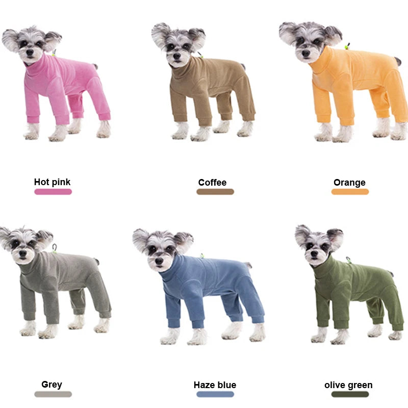 Thermal Fleece Jumpsuit for your pup.