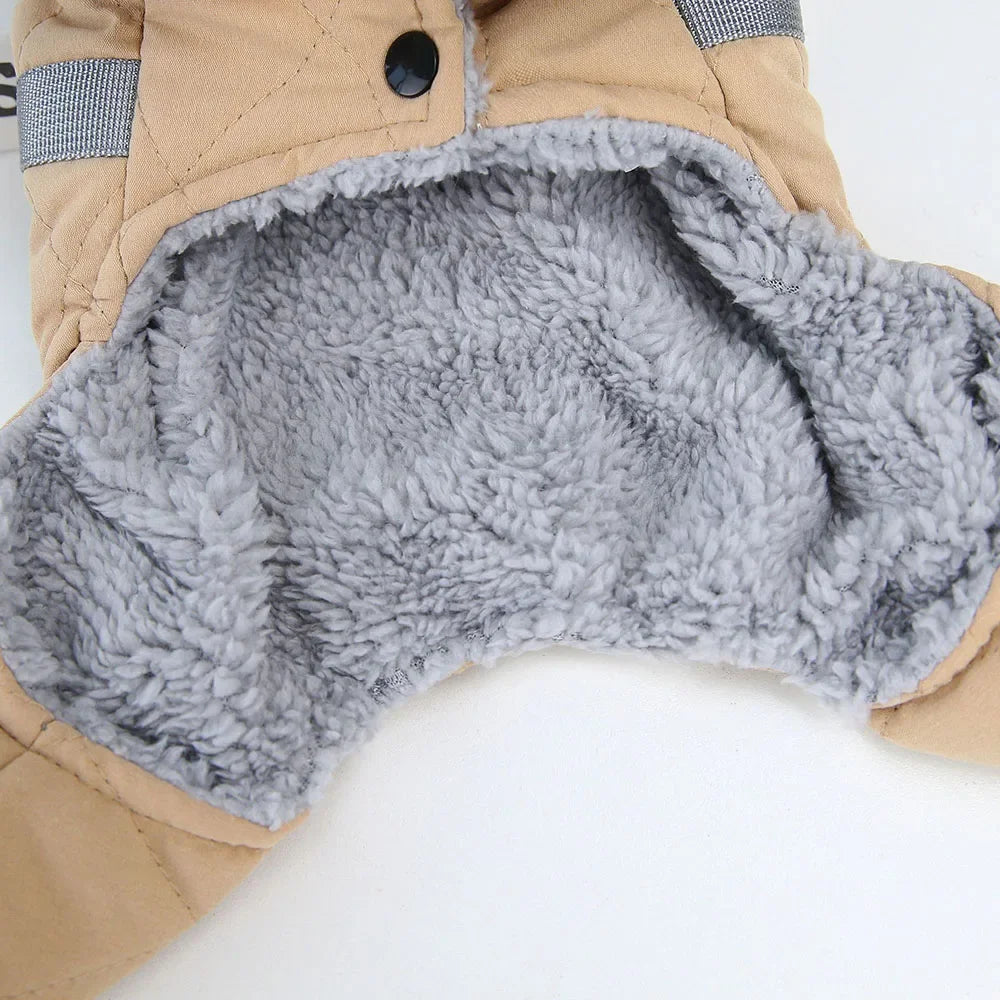 Furry Collared Coat for your pup
