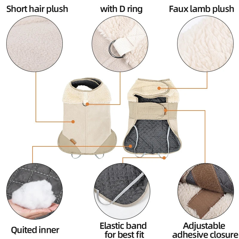 Winter Fleece Jacket for your pup.