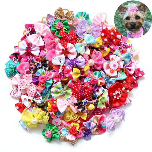100 Count Handmade Bows for your pup.