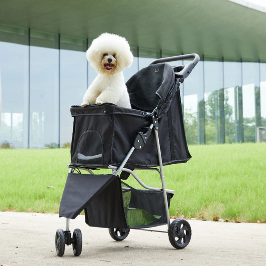 3 Wheeled Folding Pet Stroller