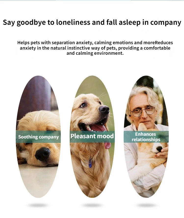 Pet Heartbeat Snuggle Anxiety Relief Sleep Aid Doll  (Our Ruby loved this doll.)
