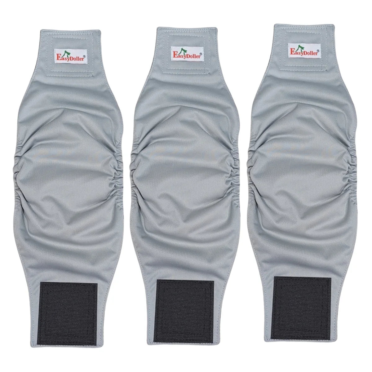 3 Pcs Washable, Reusable, Diaper Cloth Belly Wrap for your boy.