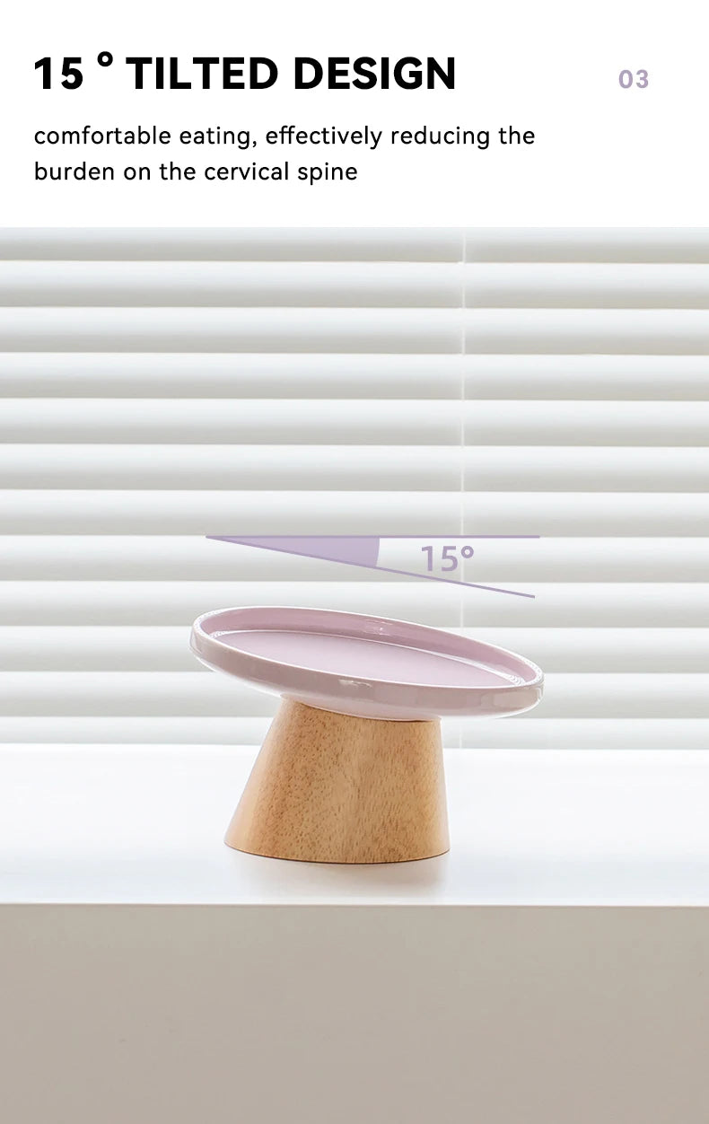 Elevated Ceramic Food / Water Bowl