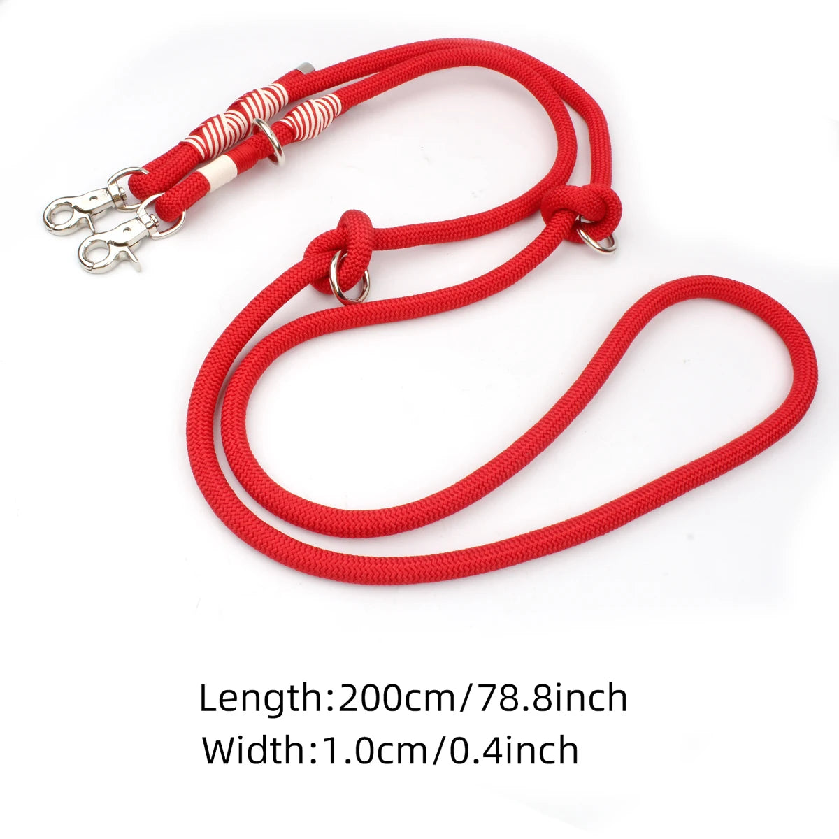 Durable Nylon Rope Braided Adjustable Leash
