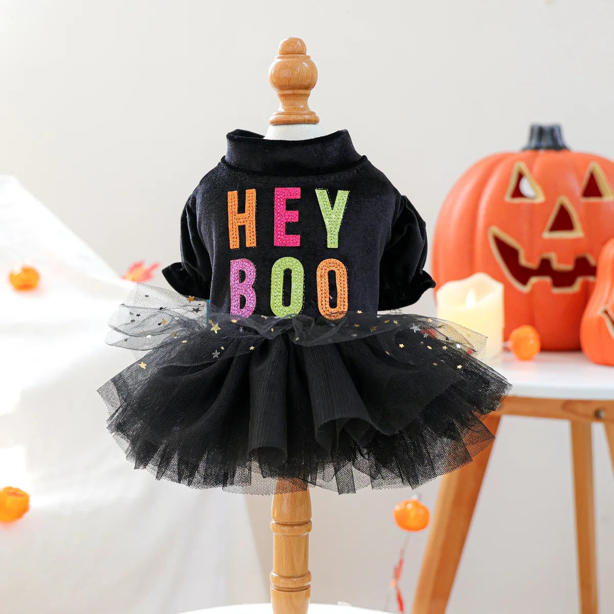 Halloween Skeleton Tutu Dress for your pup.