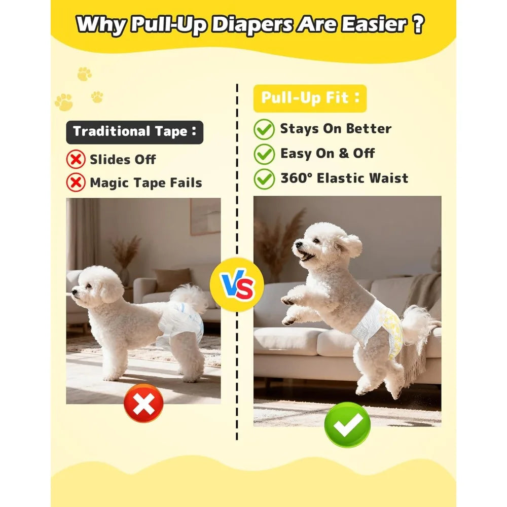 Disposable Full Wrap Diapers for your girl.