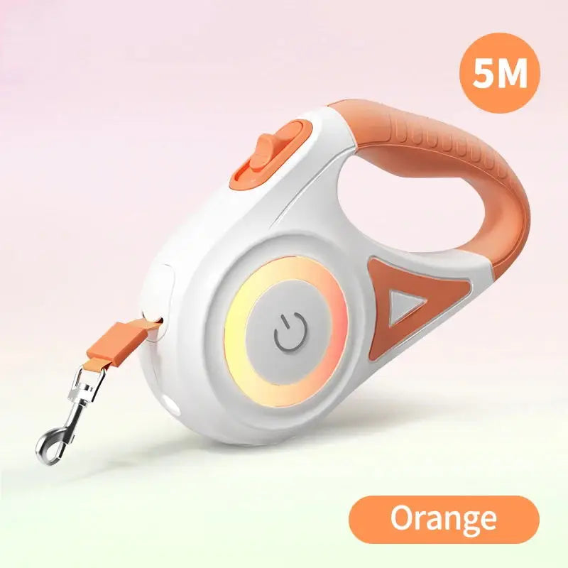 LED Retractable Leash for walking at night with your pup.