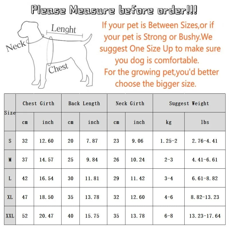 Waterproof Down Padded Jacket for your pup.