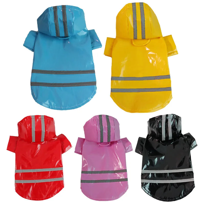 Reflective Raincoat With Hood for your pup.