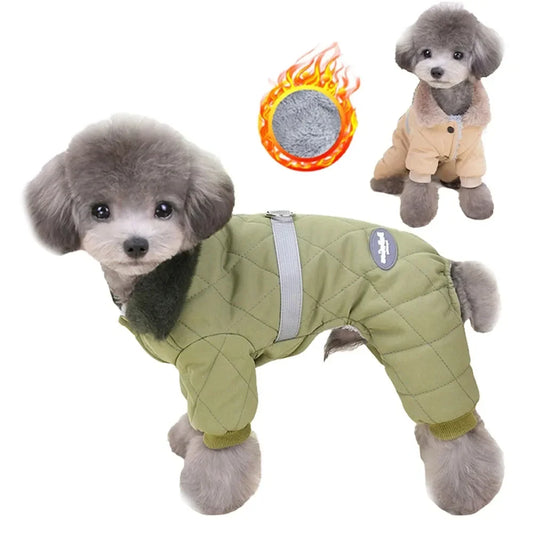Furry Collared Coat for your pup