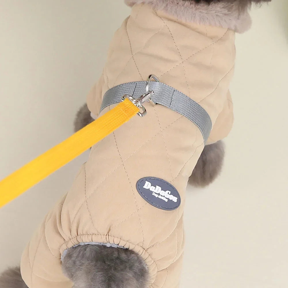 Furry Collared Coat for your pup