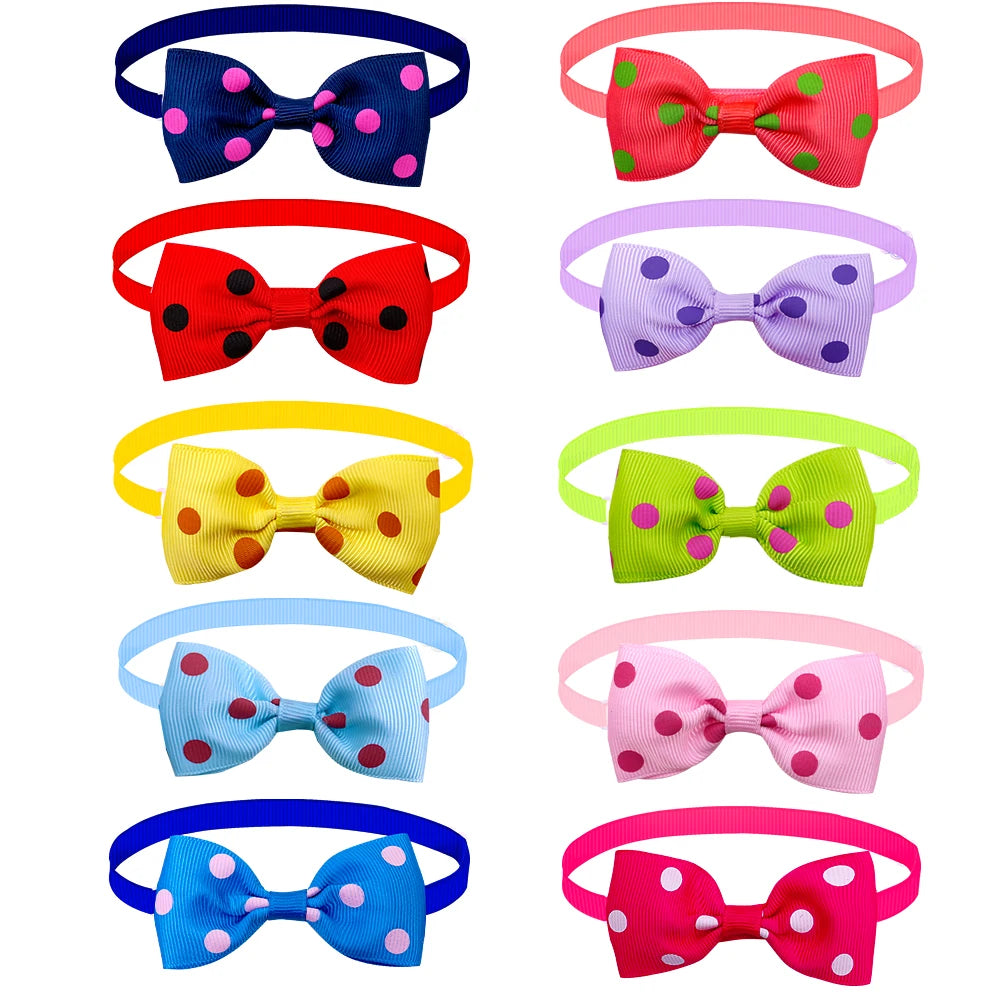 50 Count Adjustable Dog Bow Tie
