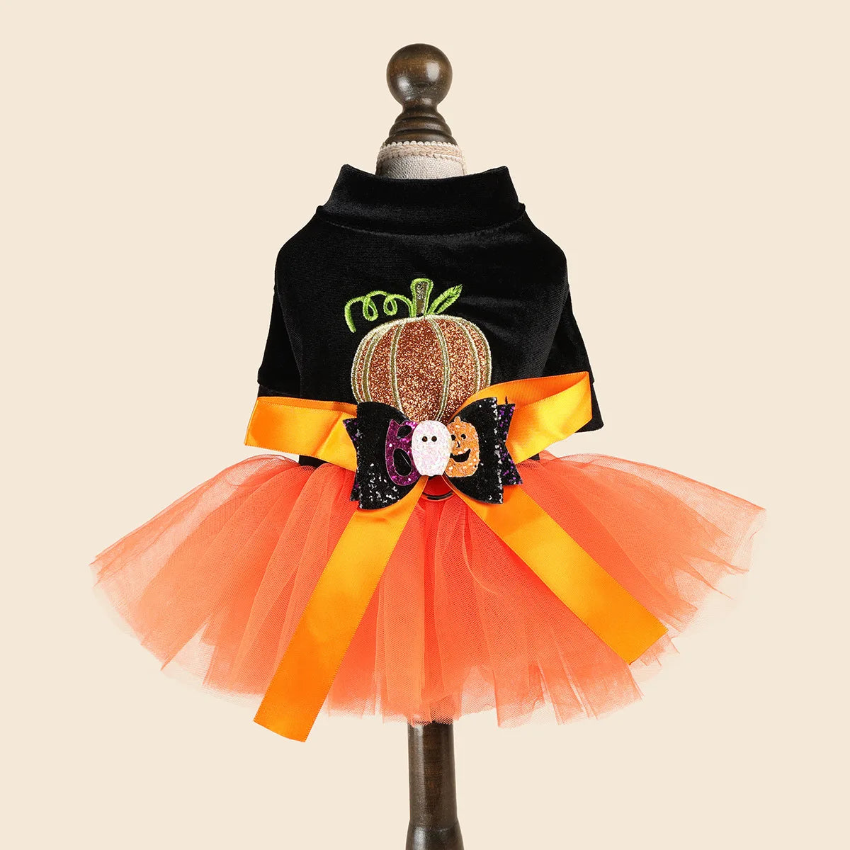 Halloween Skeleton Tutu Dress for your pup.
