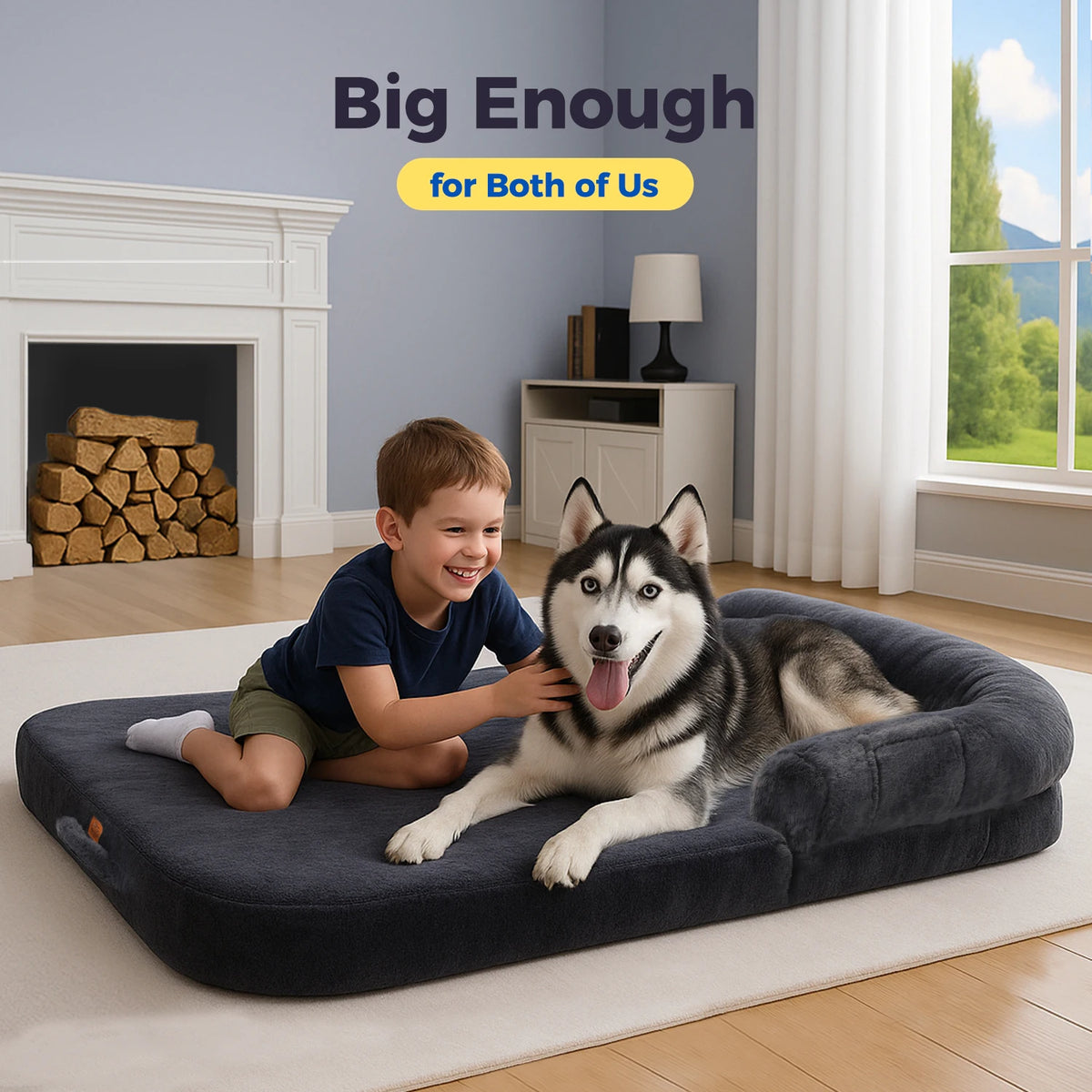 Washable & Foldable Bed for pets & kids