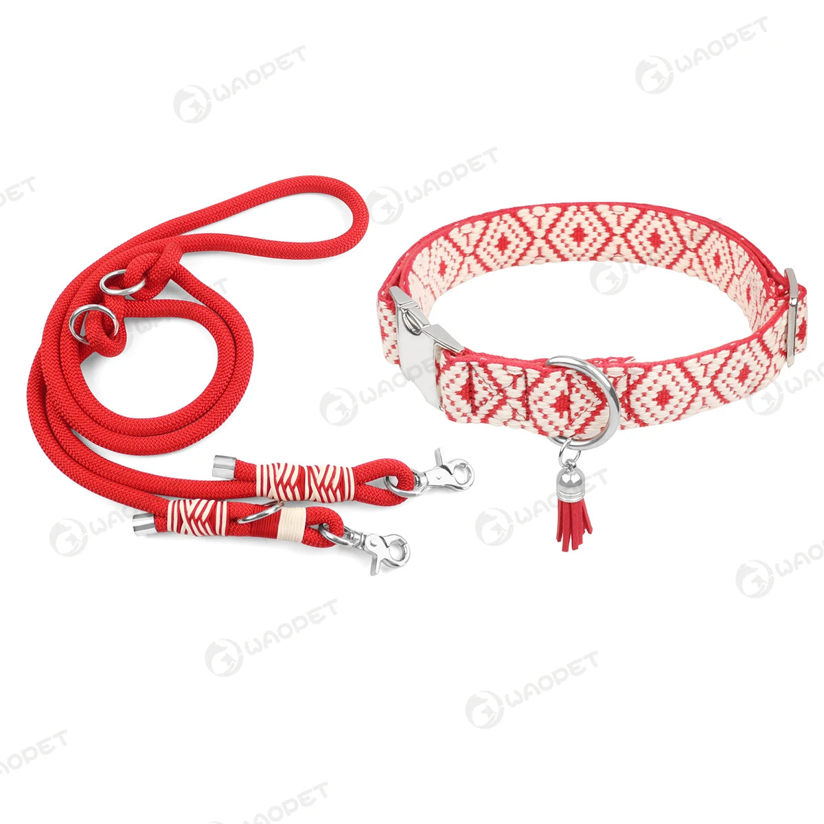 Durable Nylon Rope Braided Adjustable Leash