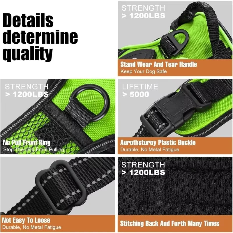 Rechargeable LED Harness with Three Light Modes
