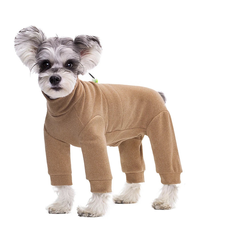Thermal Fleece Jumpsuit for your pup.